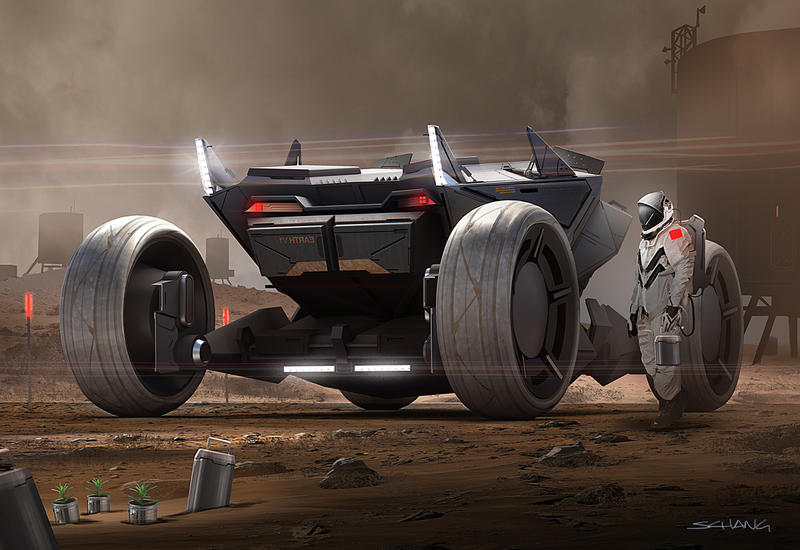 Illustration for article titled The futuristic jets, humans, and Star Wars designs of Stephen Chang